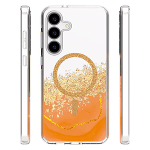 Epoxy Mag maciņš Samsung Galaxy S25 FE oranžs