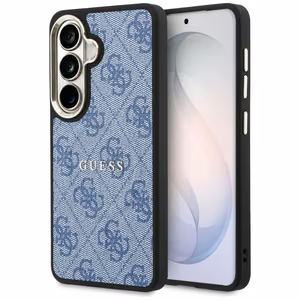 Guess maciņš 4G Embossed Ring MagSafe priekš Samsung Galaxy S26 zils