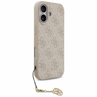Guess 4G Charms Collection Magnētiskais viedtālruņa apvalks iPhone 17 - rozā