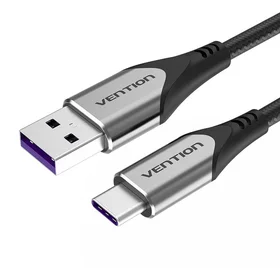 Kabeļa USB-C savienojums ar USB 2.0 Vention COFHG FC 5A 1,5 m (pelēks)