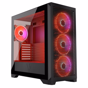 MODECOM VOLCANO EXPANSE T APEX ARGB MIDI datora korpuss, melns