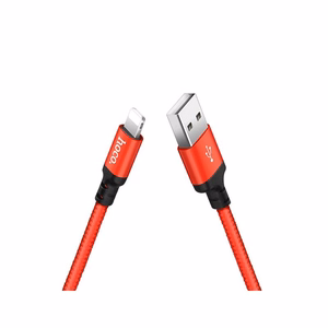 USB cable Hoco X14 Lightning red-black 1.0m