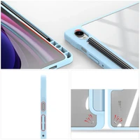 Dux Ducis Toby planšetdatora apvalks ar vāku un statīvu Samsung Galaxy Tab S9 / S9 FE - zils