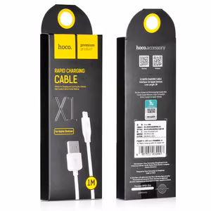 USB cable Hoco X1 Lightning 1.0m white