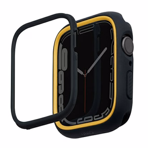 Uniq Moduo viedtālruņa apvalks Apple Watch 4/5/6/7/8/9/SE/SE2 44/45mm - melns un sinepju