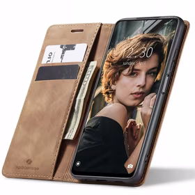 Spacecase maka maciņš Poco M3 Pro/Redmi Note 10 5G gaiši brūns