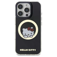 Hello Kitty IML Saldā kaķenīte magnētiskais iPhone 16 Pro viedtālruņa apvalks - melns