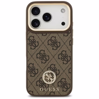 Guess 4G Strass Logo magnētiskais viedtālruņa apvalks iPhone 17 Pro - brūns
