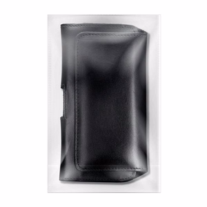 ROYAL universāls horizontāls ādas jostas apvalks izmērs 2XL SAMSUNG A21s / S20 ULTRA / S21 ULTRA / A70 / A71 / XIAOMI REDMI 9 / HUAWEI P SMART PRO melns