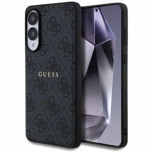 Чехол Guess 4G Ring Classic Logo MagSafe для Samsung Galaxy S25 Edge - чёрный