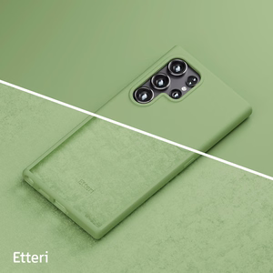 Etteri Silicone чехол Samsung Galaxy S24 Ultra светло-зеленый