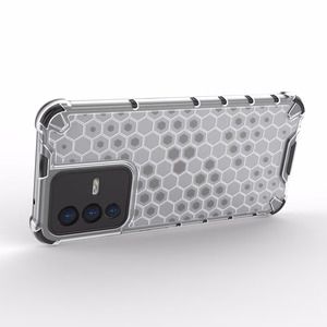 Honeycomb case бронированная крышка с гелевой рамкой для Vivo V23 5G прозрачный