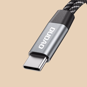 Dudao L13C+ 2in1 USB-C adapteris - pelēks