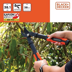BLACK+DECKER zaru šķēres ar šķērveida asmeņiem, 38,1 cm