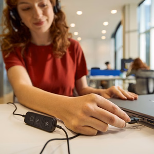 HP Poly Mission 625 USB vadu austiņas ar mikrofonu