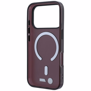 BMW M IML Frosted Metal Logo & Trims MagSafe maciņš modelim iPhone 17 Pro / 18 Pro – bordo