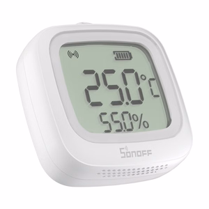 ZigBee LCD temperatūras un mitruma sensors Sonoff SNZB-02WD
