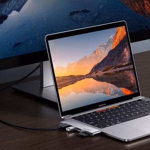 Ugreen CM380 sadalītājs 2xUSB-C - HDMI/2xUSB 3.0/SD TF/USB-C PD - pelēks