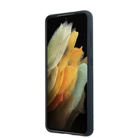 BMW Silikona Paraksts viedtālruņa apvalks Samsung Galaxy S21+ - zils