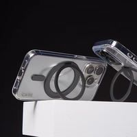 CARE by PanzerGlass Funkcionālais viedtālruņa apvalks ar statīvu iPhone 16 Pro Max 6.9" melns/melns Magnētiskais 1324