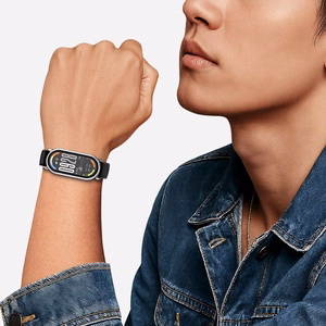 Tech-Protect IconBand Classic ремешок для Xiaomi Smart Band 8 / 9 / 10 / NFC — черный