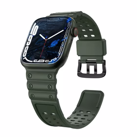 Siksniņa Triple Protection Apple Watch 38 / 40 / 41 mm aproce – zaļa
