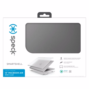 Speck SmartShell vāciņš ierīcei MacBook Air 13.6" (M5 / M4 / M3 / M2, 2026–2022), “Obsidian” krāsā