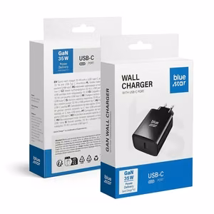 Phone charger Blue Star USB C QC4.0 PD 3A 35W TFB-TC-35WPD black