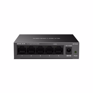Mercusys MS105GS - galddatora komutators, 5 Gigabit porti, melns