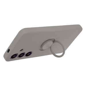 Pirkstu gredzena korpuss Samsung Galaxy S23 FE gaiši pelēks