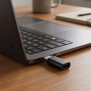 Adapteris Micro USB to Type C Blue Star - melns
