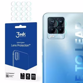 3MK FLEXIBLE GLASS LENS hibrīda stikls PROTECT REALME 8 PRO priekš 4 gab. kamerai