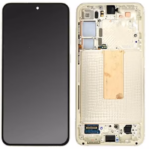 LCD ekrāns Samsung S916 S23+ 5G ar skārienjūtīgu ekrānu un rāmi Cream oriģināls (servisa pakotne)