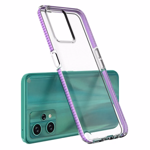 Чехол Spring для Realme 9 Pro силиконовый с рамкой чёрный