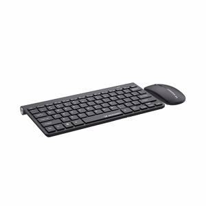 Wozinsky bezvadu tastatūras un kompaktās peles komplekts - melns