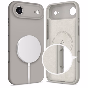 Tech-Protect Silikona Magnētiskais viedtālruņa apvalks iPhone 17 Air - pelēka