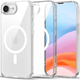 Tech-Protect FlexAir Hybrid MagSafe iPhone 16e viedtālruņa apvalks - caurspīdīgs