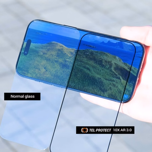 Tempered glass Tel Protect 10X AR 3.0 AntiReflective Titanium forIphone 15 (envelope)