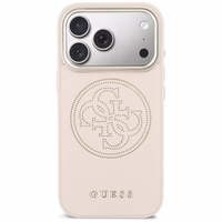 Guess Perforated 4G MagSafe Maciņš for iPhone 17 Pro Max - rozā