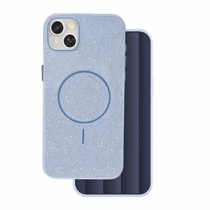 Чехол Glitter Thin Mag для iPhone 17 Pro Max 6,9" синий