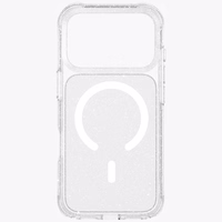 Uniq LifePro Xtreme Magclick uzlādes apvalks viedtālrunim iPhone 17 Pro - caurspīdīgs ar spīdumiem