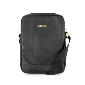 Guess Saffiano 10 collu plansetes soma - melns