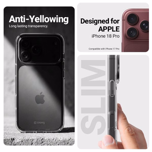 Crong Clear Cover caurspīdīgs maciņš iPhone 18 Pro / 17 Pro
