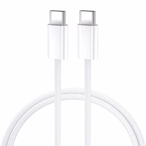 BWOO Kabelis USB-C - USB-C 1m 60W iPhone 15 BO-X284 balts