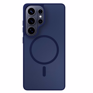 3mk Smoke MagCase zils – tālruņa vāciņš modelim Samsung Galaxy S26 Ultra