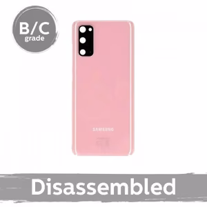 Aizmugurējais vāks saderīgs ar Samsung G980 S20 / Cloud rozā / ar kameras lēcu 100% oriģināls (8/10 izjaukts)