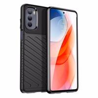 Thunder apvalks elastīgs bruņu Motorola Moto G Stylus 2022 melns