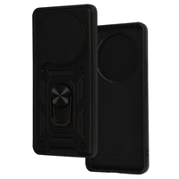 Bīdāmās kameras bruņu viedtālruņa apvalks Realme 14 Pro Plus 5G melns