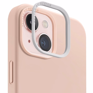 Uniq Lino Hue Magnētiskais uzlādes viedtālruņa apvalks iPhone 15 - rozā