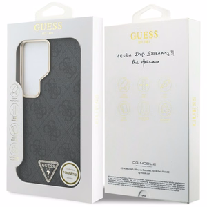 Guess 4G Triangle Logo MagSafe case for Samsung Galaxy S26 Ultra - black